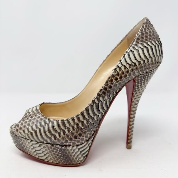 Christian Louboutin Peep Toe Platform Heels  EU 36.5 - Picture 10 of 11